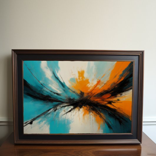 抽象芸術モダン印象主義ミニマリズム3:2 ポスター