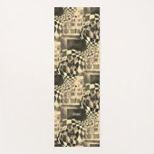 抽象芸術モダン国際トレンディー作品 ヨガマット (正面)