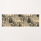 抽象芸術モダン国際トレンディー作品 ヨガマット (正面(横))