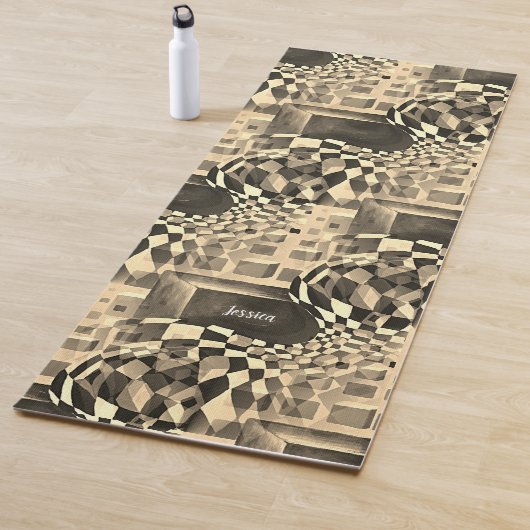 抽象芸術モダン国際トレンディー作品 ヨガマット (インサイチュ)