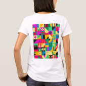 抽象芸術モダン園 Tシャツ (裏面)