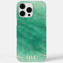 抽象芸術モダン大理石デザインとイニシャルと名前