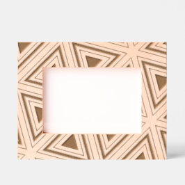 抽象芸術モダン幾何エレガントクラス男らし レーザー彫刻フレーム