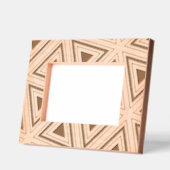 抽象芸術モダン幾何エレガントクラス男らし レーザー彫刻フレーム (左)