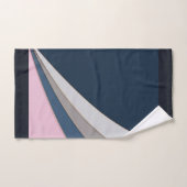 抽象芸術モダン幾何シンプルプリント バスタオルセット (ハンドタオル)