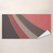 抽象芸術モダン幾何シンプルプリント バスタオル (バスタオル)