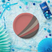 抽象芸術モダン幾何シンプルプリント ペーパープレート (パーティー)