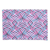 抽象芸術モダン幾何ストライプの的な明るい夏 枕カバー (正面)