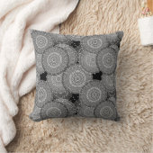 抽象芸術モダン幾何円丸い図形の男性 クッション (ブランケット)