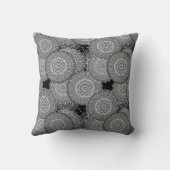 抽象芸術モダン幾何円丸い図形の男性 クッション (裏面)