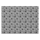 抽象芸術モダン幾何円丸い図形の男性 テーブルクロス (正面(横))