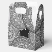 抽象芸術モダン幾何円丸い図形の男性 フェイバーボックス (オープン)