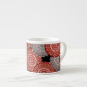 抽象芸術モダン幾何学円の丸い形状ma エスプレッソカップ (正面右)