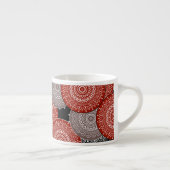 抽象芸術モダン幾何学円の丸い形状ma エスプレッソカップ (右)