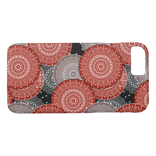 抽象芸術モダン幾何学円の丸い形状ma Case-Mate iPhoneケース (裏面(横))