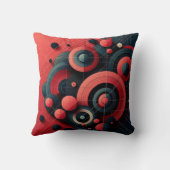 抽象芸術モダン幾何学円装飾用クッション クッション (裏面)