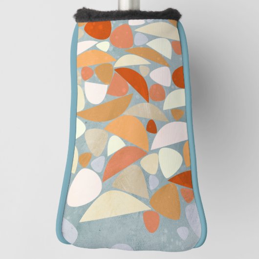 抽象芸術モダン幾何学模様 ゴルフヘッドカバー (回転90)