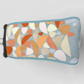 抽象芸術モダン幾何学模様 ゴルフヘッドカバー (正面)