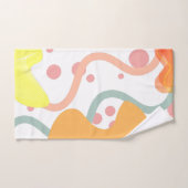 抽象芸術モダン幾何学的バスルーム用タオルセット バスタオルセット (ハンドタオル)