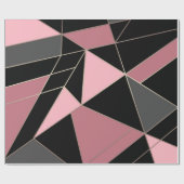 抽象芸術モダン幾何学的三角形プリント ラッピングペーパー (フラット)