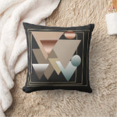 抽象芸術モダン幾何学的未来芸術 クッション (ブランケット)