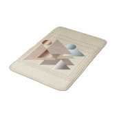 抽象芸術モダン幾何学的未来芸術 バスマット (アングル)