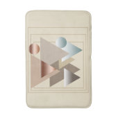 抽象芸術モダン幾何学的未来芸術 バスマット (正面縦)