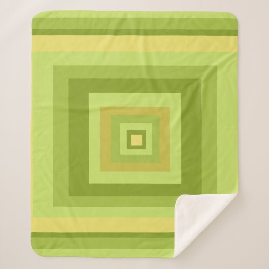 抽象芸術モダン幾何学的芸術 シェルパブランケット (正面)
