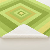 抽象芸術モダン幾何学的芸術 シェルパブランケット (3/4)