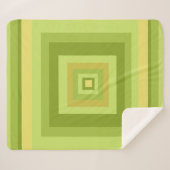 抽象芸術モダン幾何学的芸術 シェルパブランケット (正面(横))