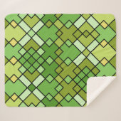 抽象芸術モダン幾何学的芸術 シェルパブランケット (正面(横))