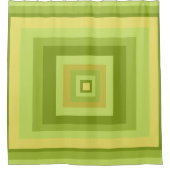 抽象芸術モダン幾何学的芸術 シャワーカーテン (正面)