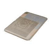 抽象芸術モダン幾何学的芸術 バスマット (アングル)