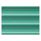 抽象芸術モダン幾何学的装飾用レトロパッチ テーブルクロス (正面(横))