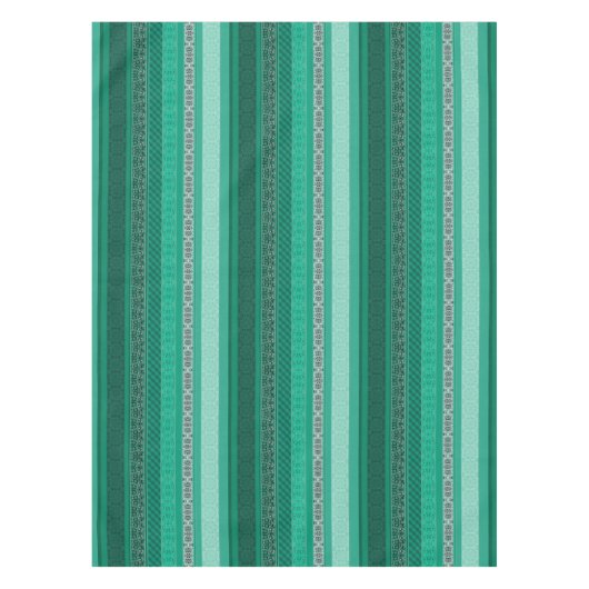 抽象芸術モダン幾何学的装飾用レトロパッチ テーブルクロス (正面)