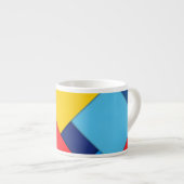 抽象芸術モダン幾何学 エスプレッソカップ (正面右)