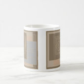 抽象芸術モダン幾何学 コーヒーマグカップ (中央)