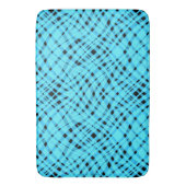 抽象芸術モダン幾何明ストライプのるいプリント バスマット (正面縦)