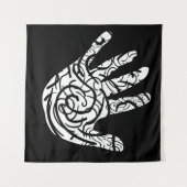 抽象芸術モダン幾何線画 タペストリー (正面(横))