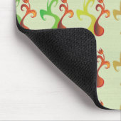 抽象芸術モダン数々の色チューリップ花柄 マウスパッド (コーナー)