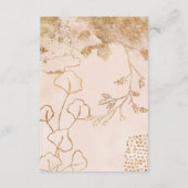 抽象芸術モダン植物性ユーカリプタスONYX情報 エンクロージャーカード (裏面)