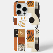抽象芸術モダン植物最小自然主義 Case-Mate iPhoneケース (裏面)