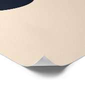 抽象芸術モダン植物花ポスター ポスター (角)