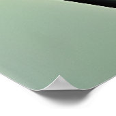 抽象芸術モダン水色の赤い青い緑の黄色2 ポスター (角)