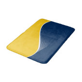 抽象芸術モダン波シンプル、デザインエレガント バスマット (アングル)