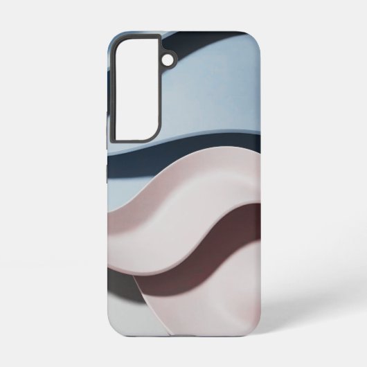 抽象芸術モダン波 SAMSUNG GALAXYケース (裏面)