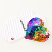 抽象芸術モダン流体アート ノートブック (内部)