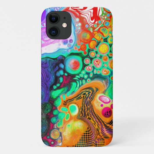 抽象芸術モダン流体アート Case-Mate iPhoneケース (裏面)