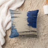 抽象芸術モダン海岸線装飾 クッション (ブランケット)