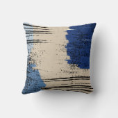 抽象芸術モダン海岸線装飾 クッション (裏面)